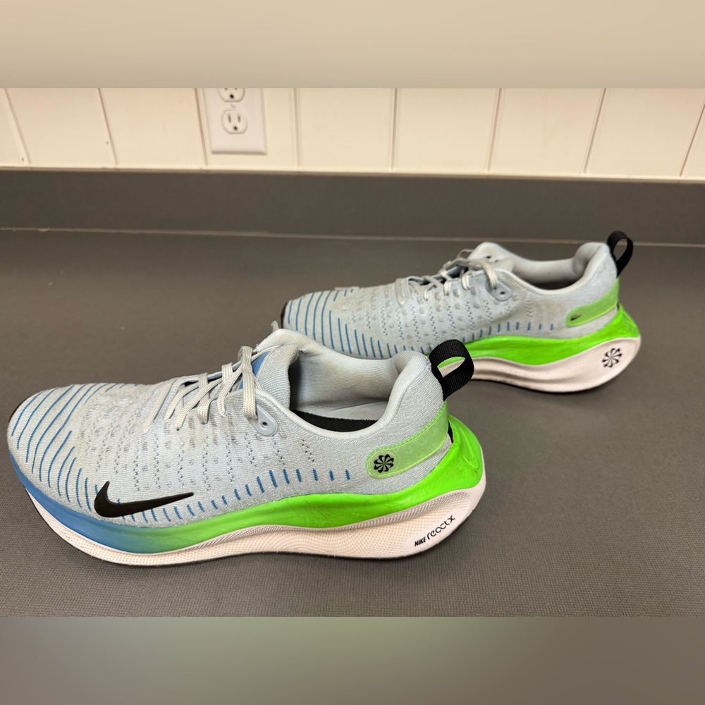 Nike InfinityRN 4 Men's Blue Green Athletic Shoes 11.5 Lightly Worn - Picture 6 of 10